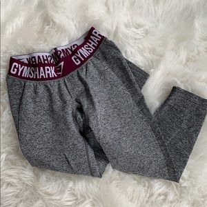 Gymshark cropped Flex leggings grey gray  XS